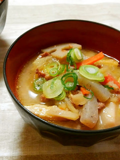 根菜たっぷり♪具だくさん豚汁-レシピのメイン写真