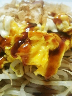 時短!節約!お好みソースの焼きもやし卵-レシピのメイン写真