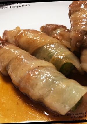 簡単美味♡オクラの肉巻き照り焼き♡-レシピのメイン写真