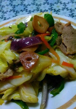 オイスターソースで☆スタミナ野菜炒め-レシピのメイン写真