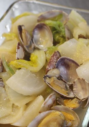 あさりのバター酒蒸し♪-レシピのメイン写真