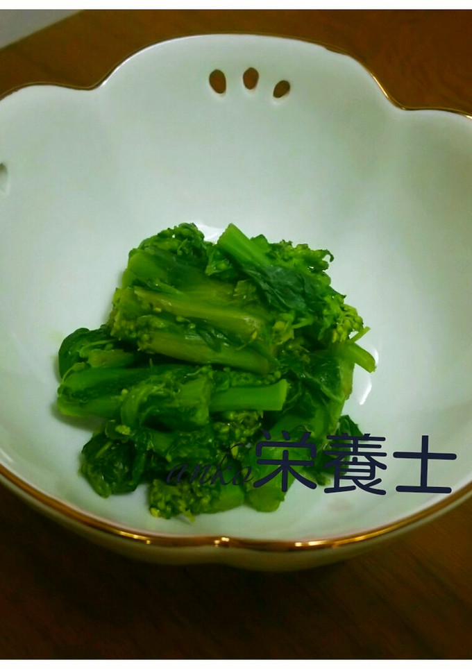 ★簡単絶品本格的♪菜の花の辛子醤油和え-レシピのメイン写真