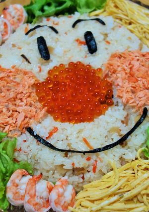 アンパンマンちらし寿司　簡単メニュー-レシピのメイン写真