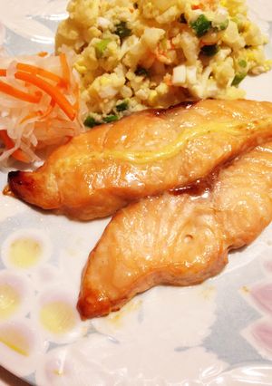 鮭の味噌漬け焼き-レシピのメイン写真