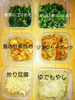 作り置き 常備菜で糖質制限 2日分-レシピのメイン写真