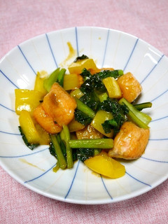 糖質制限!銀鮭と小松菜の酢豚風-レシピのメイン写真