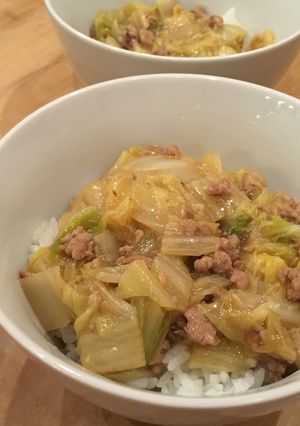 白菜麻婆丼-レシピのメイン写真