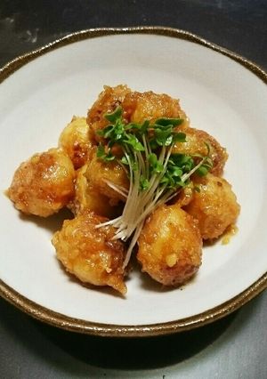 ばあちゃんの味噌かんぷら(小芋の甘味噌)-レシピのメイン写真