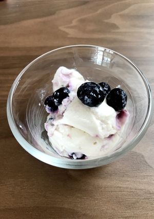 簡単！ふわふわ果物ヨーグルトムース☆-レシピのメイン写真