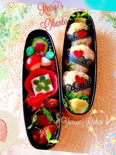 2月22日 ラッピングおにぎり弁当-レシピのメイン写真