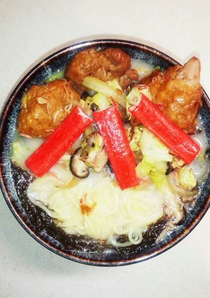 豚骨生もずくラーメン-レシピのメイン写真