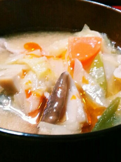 白菜と豚肉のこくうま味噌スープ-レシピのメイン写真