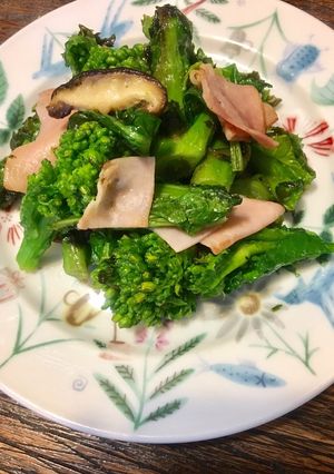 は～るよ来い！菜の花ハム炒めぇ～-レシピのメイン写真