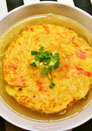 おうち中華☆ふわふわカニかま玉塩ラーメン-レシピのメイン写真