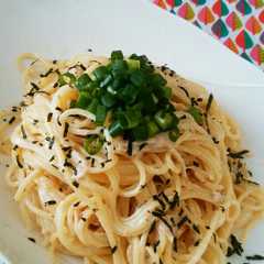 รูปของ ツナ缶で！簡単わさびマヨパスタ♡