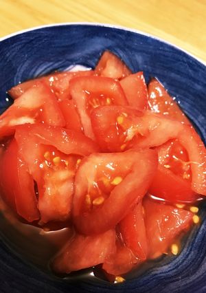爽やか味で食欲増進☆らっきょう酢トマト-レシピのメイン写真