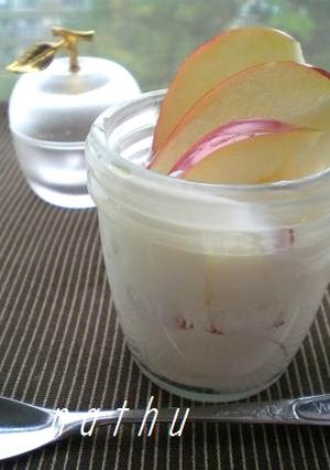 林檎のレアヨーグルトケーキ-レシピのメイン写真