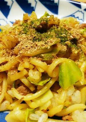 犬ご飯　そばめし-レシピのメイン写真