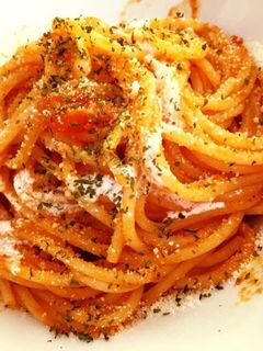 簡単!ある物だけのトマトパスタ✨-レシピのメイン写真
