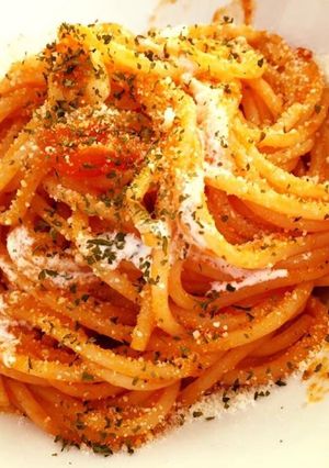簡単！ある物だけのトマトパスタ✨-レシピのメイン写真