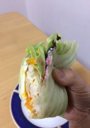 発想の転換⁉︎レタス巻きサンドイッチ-レシピのメイン写真