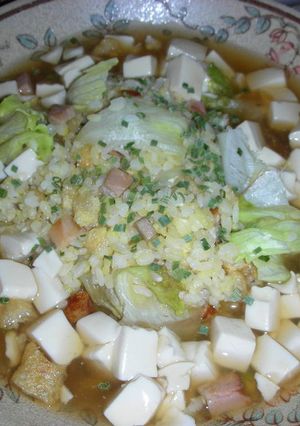 ヘルシー＆簡単！豆腐あんかけチャーハン-レシピのメイン写真