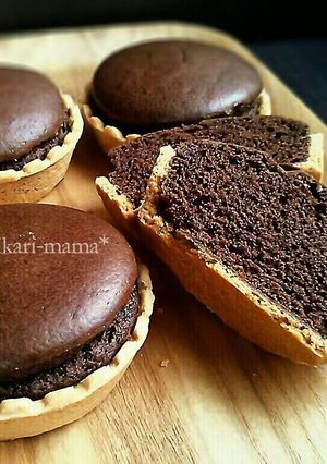 卵バター生クリ無し♪簡単チョコタルト♡-レシピのメイン写真