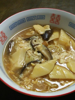 王将醤油ラーメンで超簡単な酸辣湯麺-レシピのメイン写真