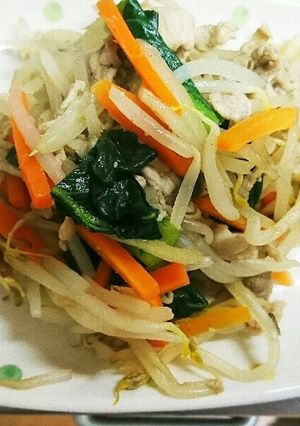 鶏ガラスープの素で簡単野菜炒め-レシピのメイン写真