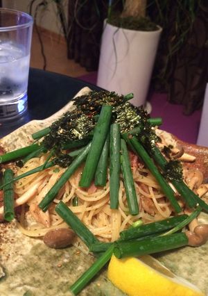 和風ネギパスタ ガーリックバター風味-レシピのメイン写真