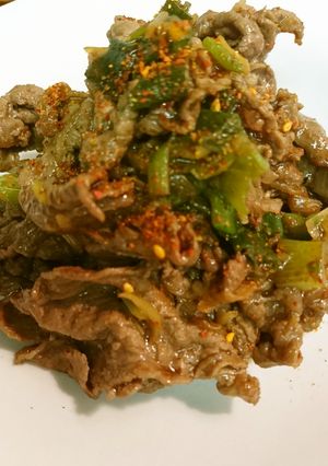 牛肉の生姜たっぷり炒め-レシピのメイン写真