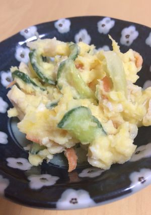 豆乳+酢がキメて!スイートポテトサラダ-レシピのメイン写真