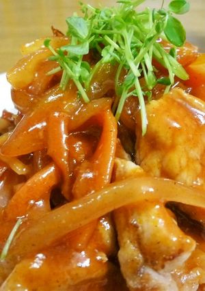 洋食屋さんの様な⁉オシャレな酢豚丼^^♪-レシピのメイン写真