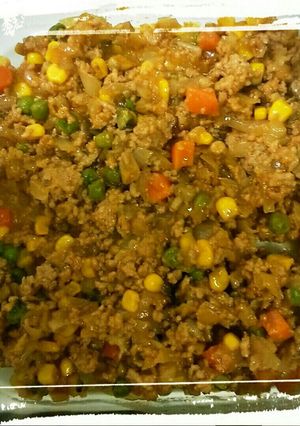 レンジde簡単☆キーマカレー風-レシピのメイン写真