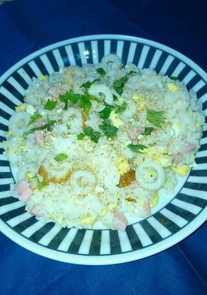 簡単！油なし！ちくわチャーハン！-レシピのメイン写真