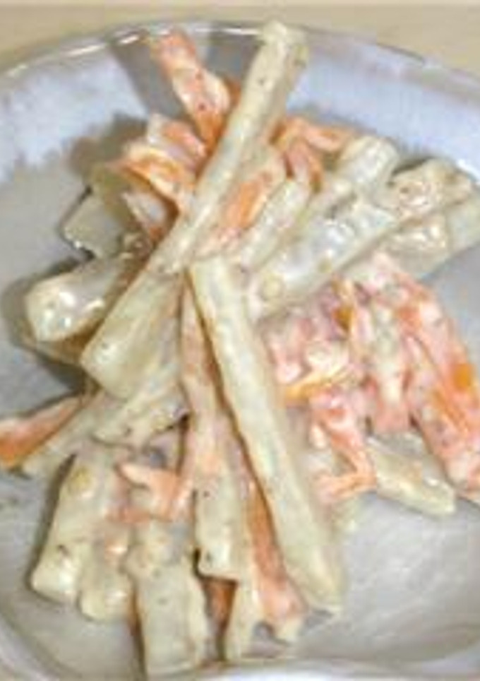 ☆丸ごと一本食べられる！ごぼうサラダ☆-レシピのメイン写真