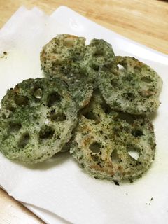 れんこんの磯辺揚げ-レシピのメイン写真