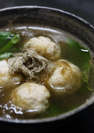 天然だしパックで作る はんぺんの団子汁-レシピのメイン写真