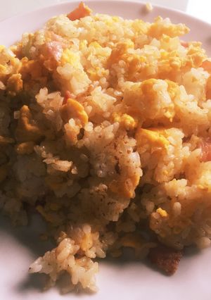 １ヶ月食べ続けたバターチャーハン-レシピのメイン写真