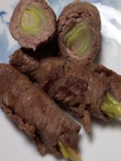 白ねぎの牛肉巻き-レシピのメイン写真