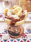 豆腐で出来る♫簡単チョコバナナパフェ