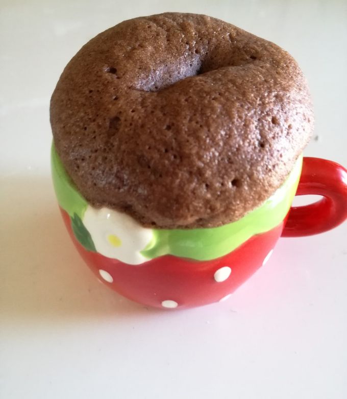 5分で!ふわふわチョコマグカップケーキ♡-レシピのメイン写真