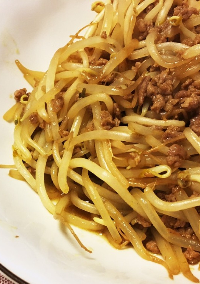 【超絶簡単】もやしとひき肉のカレー風味-レシピのメイン写真