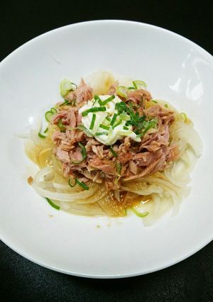 玉ねぎとツナの簡単おつまみ♪-レシピのメイン写真