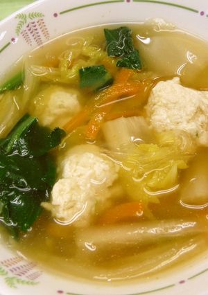 白菜と肉団子のスープ-レシピのメイン写真