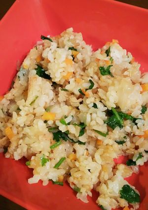 パクチーとシーチキンの炒飯-レシピのメイン写真