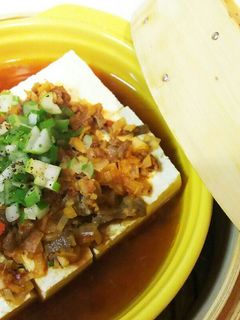 蒸籠で蒸し麻婆豆腐❁*.-レシピのメイン写真