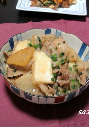 とろふわ染み染み!大根と厚揚げ肉豆腐-レシピのメイン写真
