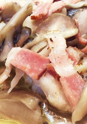 レンジで♡鱈とベーコン、舞茸の蒸し煮❁-レシピのメイン写真