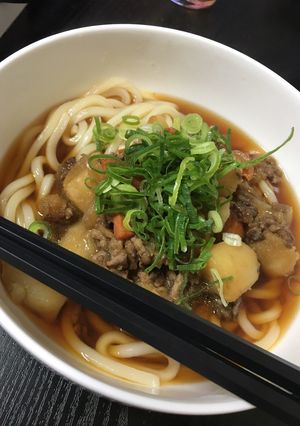 肉じゃがの残りで肉じゃがうどん-レシピのメイン写真